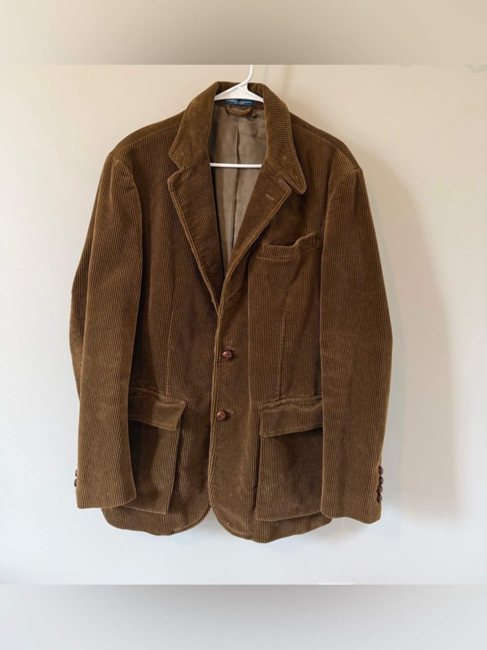 Polo Ralph Lauren Brown Corduroy Sport Blazer Men’s Medium Vintage *read*